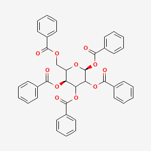 molecular formula C41H32O11 B1140378 1,2,3,4,6-Penta-O-benzoyl-D-galactopyranoside 