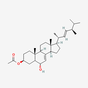 3β-Acetoxyergosta-7,22-dien-5α-ol