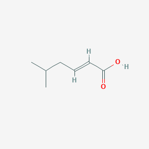 molecular formula C₇H₁₂O₂ B1140428 (E)-5-甲基己-2-烯酸 CAS No. 41653-96-7