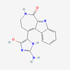 molecular formula C₁₅H₁₃N₅O₂ B1140430 Hymenialdisine Analogue 1 CAS No. 693222-51-4