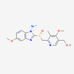 molecular formula C₁₇H₁₈N₃NaO₄S B1140435 5-Hydroxy Omeprazole Sodium Salt CAS No. 1215629-45-0