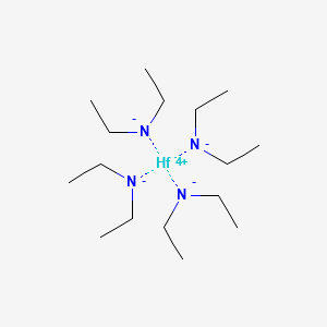 molecular formula C16H40HfN4 B1140439 Hafnium, tetrakis(diethylamino)- CAS No. 19962-12-0
