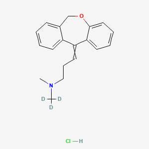 molecular formula C19H22ClNO B1140468 Doxepin-d3 Hydrochloride CAS No. 347840-07-7