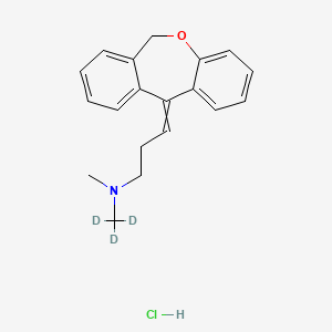 molecular formula C₁₉H₁₉D₃ClNO B1140468 Doxepin-d3 Hydrochloride CAS No. 347840-07-7