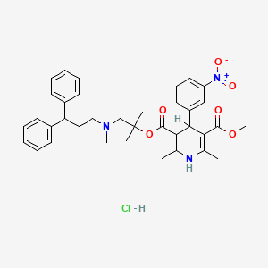 molecular formula C36H42ClN3O6 B1140496 Lercanidipine Hydrochloride CAS No. 100427-27-8