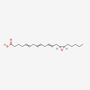 B1140499 14,15-Epoxy-5,8,11-eicosatrienoic acid CAS No. 105304-92-5