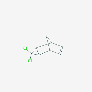 molecular formula C8H8Cl2 B011405 3,3-Dichlorotricyclo[3.2.1.02,4]oct-6-ene CAS No. 103063-81-6