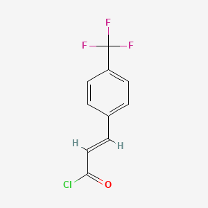 molecular formula C10H6ClF3O B1140503 4-(三氟甲基)肉桂酰氯 CAS No. 105919-36-6