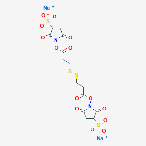 molecular formula C₁₄H₁₄N₂Na₂O₁₄S₄ B1140510 DTSSP（3,3'-二硫代双（磺基琥珀酰亚胺丙酸酯）） CAS No. 142702-31-6