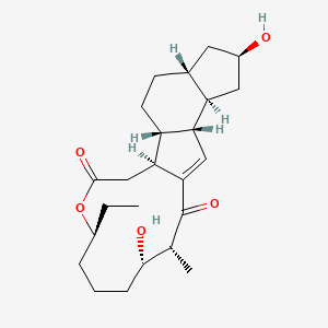 molecular formula C24H36O5 B1140521 Dihydrospinosyn A aglycone CAS No. 727695-12-7