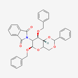 Benzyl 2-Deoxy-2-phthalimido-4,6-O-benzylidene-3-O-benzyl-beta-D-glucopyranoside