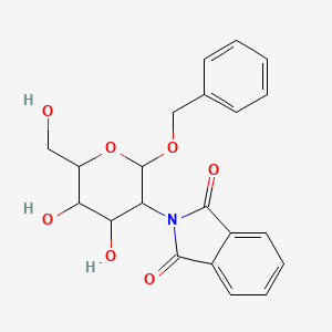 2-[4,5-Dihydroxy-6-(hydroxymethyl)-2-phenylmethoxyoxan-3-yl]isoindole-1,3-dione