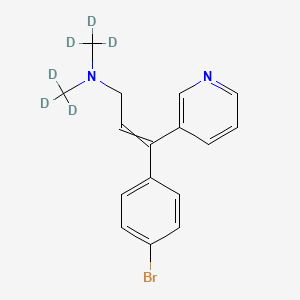 molecular formula C₁₆H₁₁D₆BrN₂ B1140541 Zimeldine-d6 CAS No. 1185239-75-1