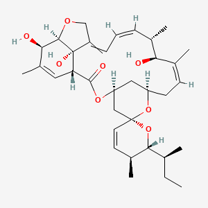 molecular formula C34H48O8 B1140557 Avermectin B1a aglycone CAS No. 71828-14-3