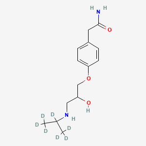 molecular formula C₁₄H₁₅D₇N₂O₃ B1140565 Atenolol-d7 CAS No. 1202864-50-3