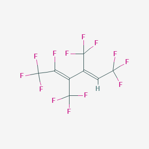molecular formula C8HF13 B1140572 (2E,4Z)-1,1,1,2,6,6,6-heptafluoro-3,4-bis(trifluoromethyl)hexa-2,4-diene CAS No. 104047-06-5