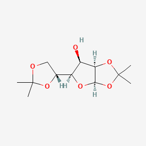 molecular formula C₁₂H₂₀O₆ B1140573 1,2:5,6-Di-O-isopropylidene-alpha-D-gulofuranose CAS No. 14686-89-6