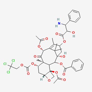 N-Debenzoyl-7-{[(2,2,2,-trichloroethyl)oxy]carbonyl}paclitaxel