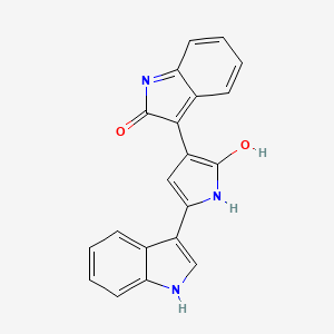 molecular formula C20H13N3O2 B1140582 Deoxyviolacein 