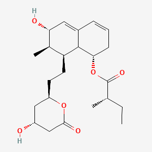molecular formula C₂₃H₃₄O₆ B1140587 3ALPHA-HYDROXY PRAVASTATIN LACTONE CAS No. 85798-96-5