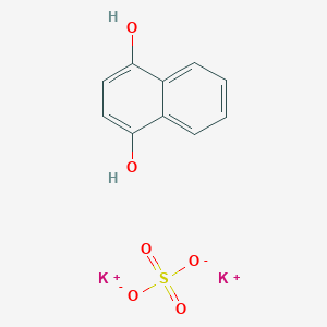 molecular formula C₁₀H₇KO₅S B1140592 Potassium 1-hydroxy-4-naphthol sulfate CAS No. 95648-10-5
