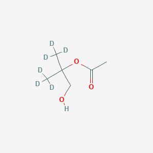 molecular formula C₆H₆D₆O₃ B1140594 2-Acetoxy-2-methyl-1-propanol-d6 CAS No. 1185110-46-6