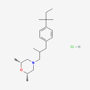 molecular formula C21H36ClNO B1140597 Amorolfine hydrochloride CAS No. 106614-68-0