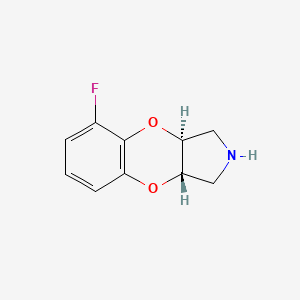 molecular formula C10H10FNO2 B1140609 Fluparoxan CAS No. 101389-86-0