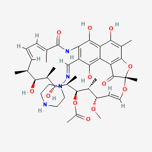 molecular formula C42H56N4O12 B1140612 N-Demethyl Rifampicin CAS No. 13292-45-0