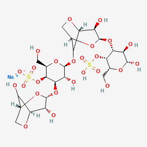 Neocarratetraose 4(1),4(3)-disulfate disodium salt
