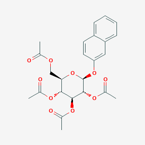 [(2R,3R,4S,5R,6S)-3,4,5-triacetyloxy-6-naphthalen-2-yloxyoxan-2-yl]methyl acetate