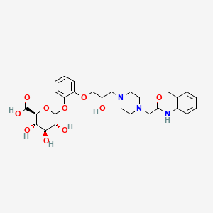 Desmethyl ranolazine beta-D-glucuronide (mixture OF diastereomers)