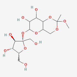 molecular formula C15H26O12 B1140661 Sucrose 4,6-methyl orthoester 