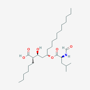 (2s,3s,5s)-5-[(N-Formyl-L-Leucyl)oxy]-2-Hexyl-3-Hydroxyhexadecanoic Acid