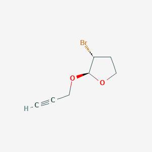 (+/-)-trans-3-Bromotetrahydro-2-(2-propynyloxy)-furan