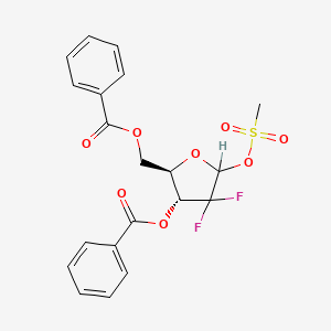((2R,3R)-3-(Benzoyloxy)-4,4-difluoro-5-((methylsulfonyl)oxy)tetrahydrofuran-2-yl)methyl benzoate