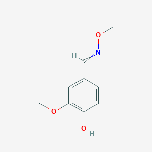 molecular formula C9H11NO3 B1140672 4-Hydroxy-3-methoxybenzaldehyde O-Methyloxime CAS No. 93249-67-3