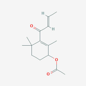 (2E)-1-[3-(Acetyloxy)-2,6,6-trimethyl-1-cyclohexen-1-YL]-2-buten-1-one