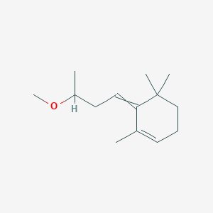 molecular formula C₁₄H₂₄O B1140681 6-(3-甲氧基丁叉撑)-1,5,5-三甲基环己-1-烯 CAS No. 945426-65-3