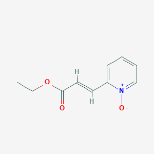 molecular formula C₁₀H₁₁NO₃ B1140704 Ethyl 3-(2-Pyridinyl)acrylate, N-Oxide CAS No. 259729-55-0