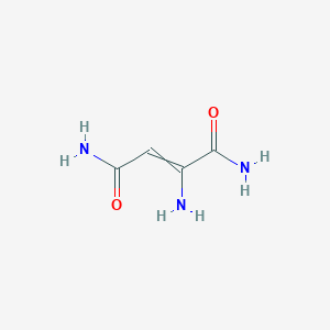 molecular formula C₄H₇N₃O₂ B1140705 2-Amino-2-butenediamide CAS No. 18486-76-5