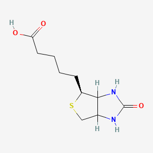 5-[(4S)-2-oxo-1,3,3a,4,6,6a-hexahydrothieno[3,4-d]imidazol-4-yl]pentanoic acid