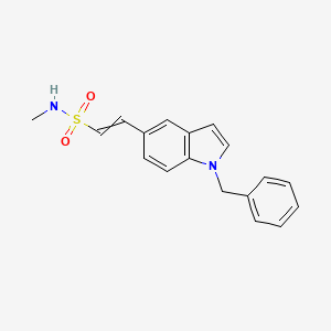 2-(1-Benzylindol-5-YL)-N-methylethenesulfonamide