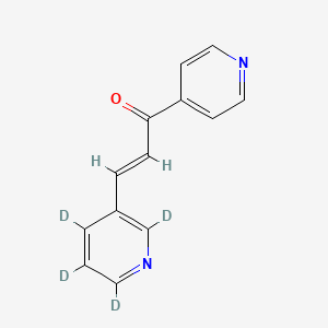 3-(3-Pyridinyl)-1-(4-pyridinyl)-2-propene-1-one-d4