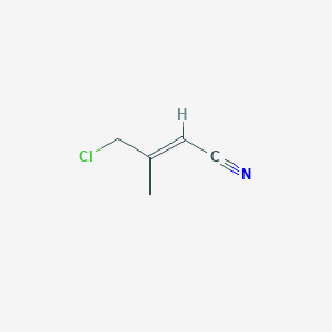 molecular formula C5H6ClN B1140744 4-Chloro-3-methy-2-butenenitrile CAS No. 4450-34-4