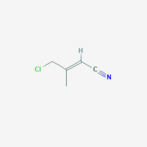 molecular formula C₅H₆ClN B1140744 4-Chloro-3-methy-2-butenenitrile CAS No. 4450-34-4