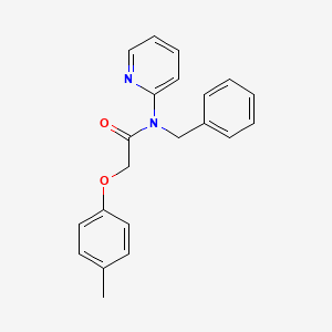 molecular formula C21H20N2O2 B11407505 N-benzyl-2-(4-methylphenoxy)-N-pyridin-2-ylacetamide CAS No. 514201-27-5