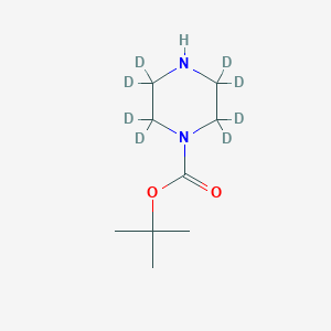 molecular formula C₉H₁₀D₈N₂O₂ B1140760 Piperazine-d8-N-t-BOC CAS No. 1126621-86-0