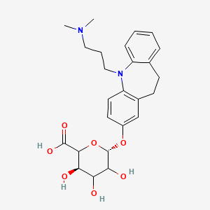 molecular formula C25H32N2O7 B1140777 2-Hydroxy Imipramine beta-D-Glucuronide CAS No. 54190-76-0
