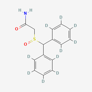 molecular formula C₁₅H₅D₁₀NO₂S B1140786 (S)-Modafinil-d10 CAS No. 1219804-30-4